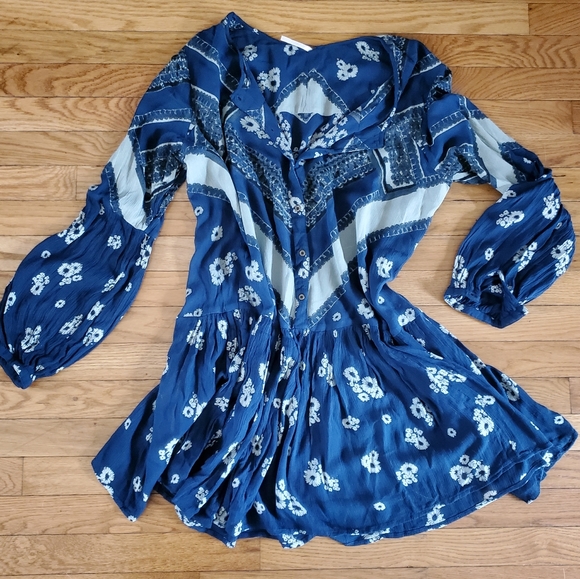 Free People Flowing Fun Dress - Picture 2 of 13